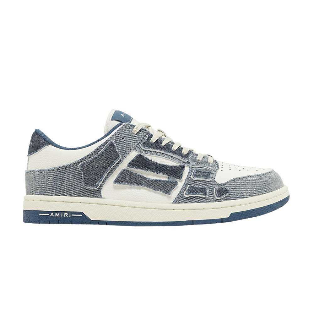 アミリ 青色 ブルー 'DENIM' スニーカー メンズ AMIRI SKEL TOP LOW / BABY BLUE