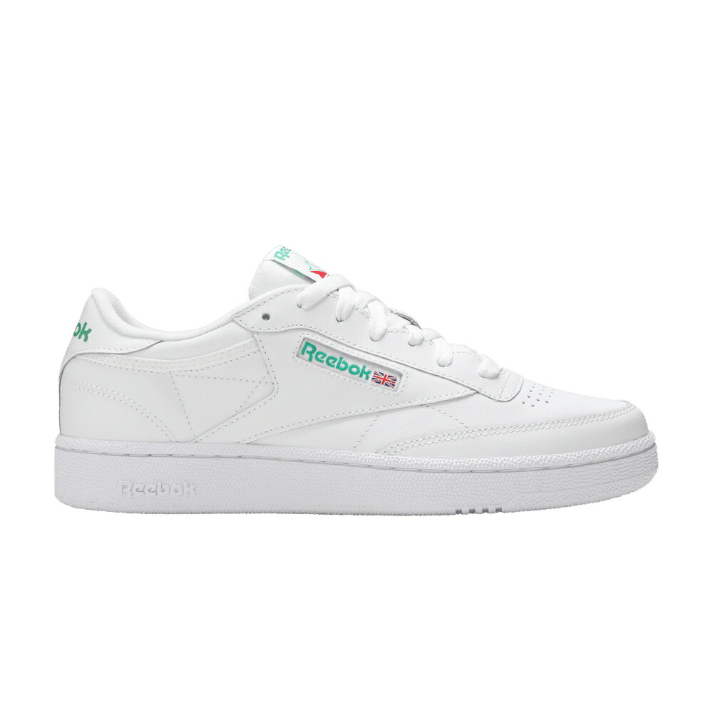 リーボック 野球クラブ 白いこと 白いこと 緑 緑であること \u0027WHITE GREEN\u0027 スニーカー メンズ REEBOK CLUB C 85 / WHITE GREEN