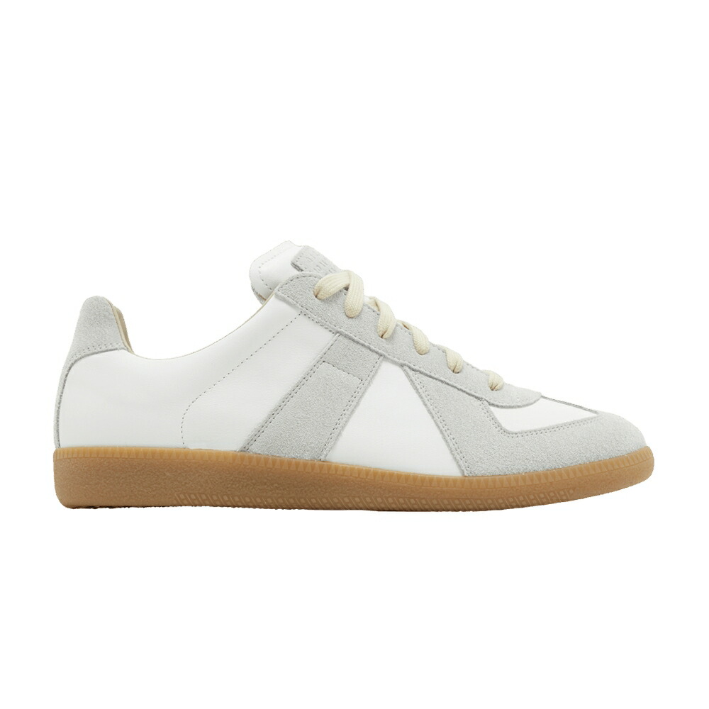 メゾンマルジェラ 白色 ホワイト 灰色 グレー WHITE GREY スニーカー メンズ MAISON MARGIELA MAISON MARGIELA REPLICA 2019 / WHITE GREY