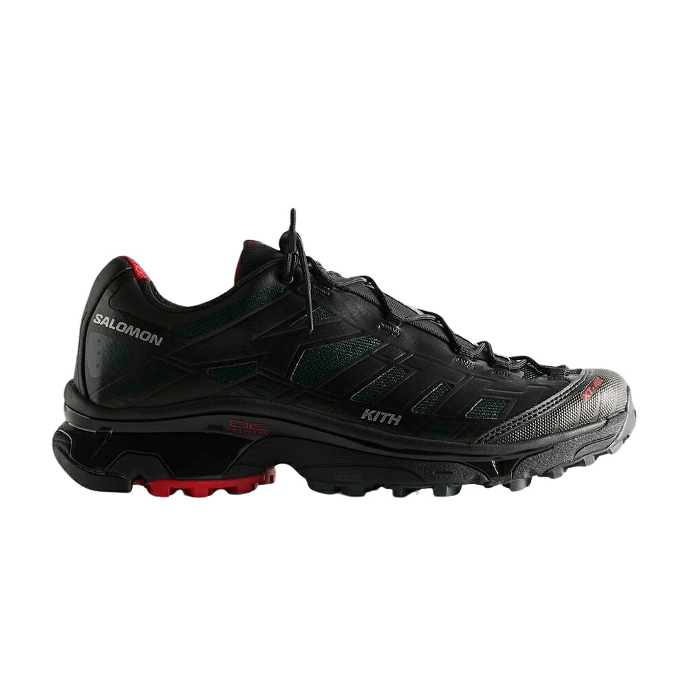 サロモン 寄せ合わせ 黒いこと 黒いこと 赤 赤いこと \u0027KITHMAS BLACK\u0027 スニーカー メンズ SALOMON KITH X XT-4K COLLECTION - / BLACK SCARAB FIERY RED