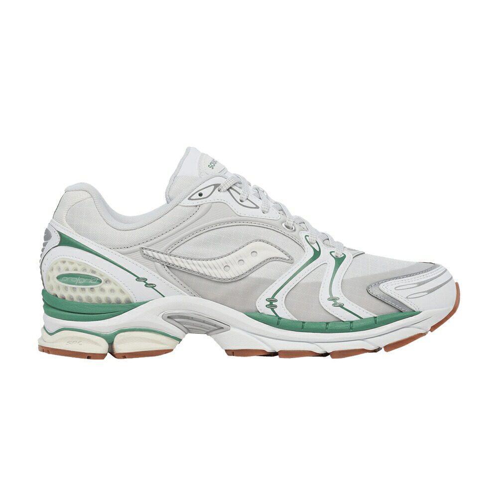 サッカニー 緑 グリーン UMMER GREEN スニーカー メンズ SAUCONY PROGRID TRIUMPH 4 PACK - LIGHT TAN / LIGHT TAN GREEN