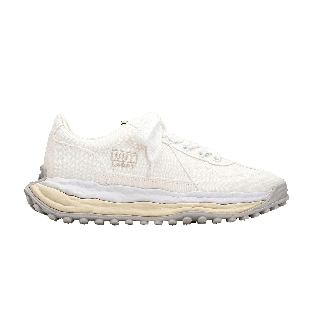 住みか ミハラヤスヒロ 白いこと 白いこと \u0027WHITE\u0027 スニーカー メンズ MAISON MIHARA YASUHIRO MAISON MIHARA YASUHIRO LARRY OG SOLE CANVAS LOW / WHITE