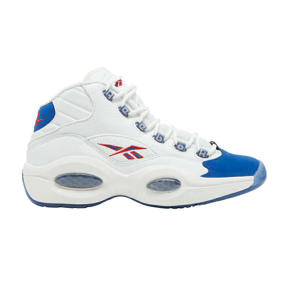 リーボック 問い合わせ ミッド 白いこと 白いこと クエスチョンミッド \u0027DOUBLE CROSS\u0027 スニーカー メンズ REEBOK QUESTION MID / WHITE COLLEGIATE ROYAL PRIMAL