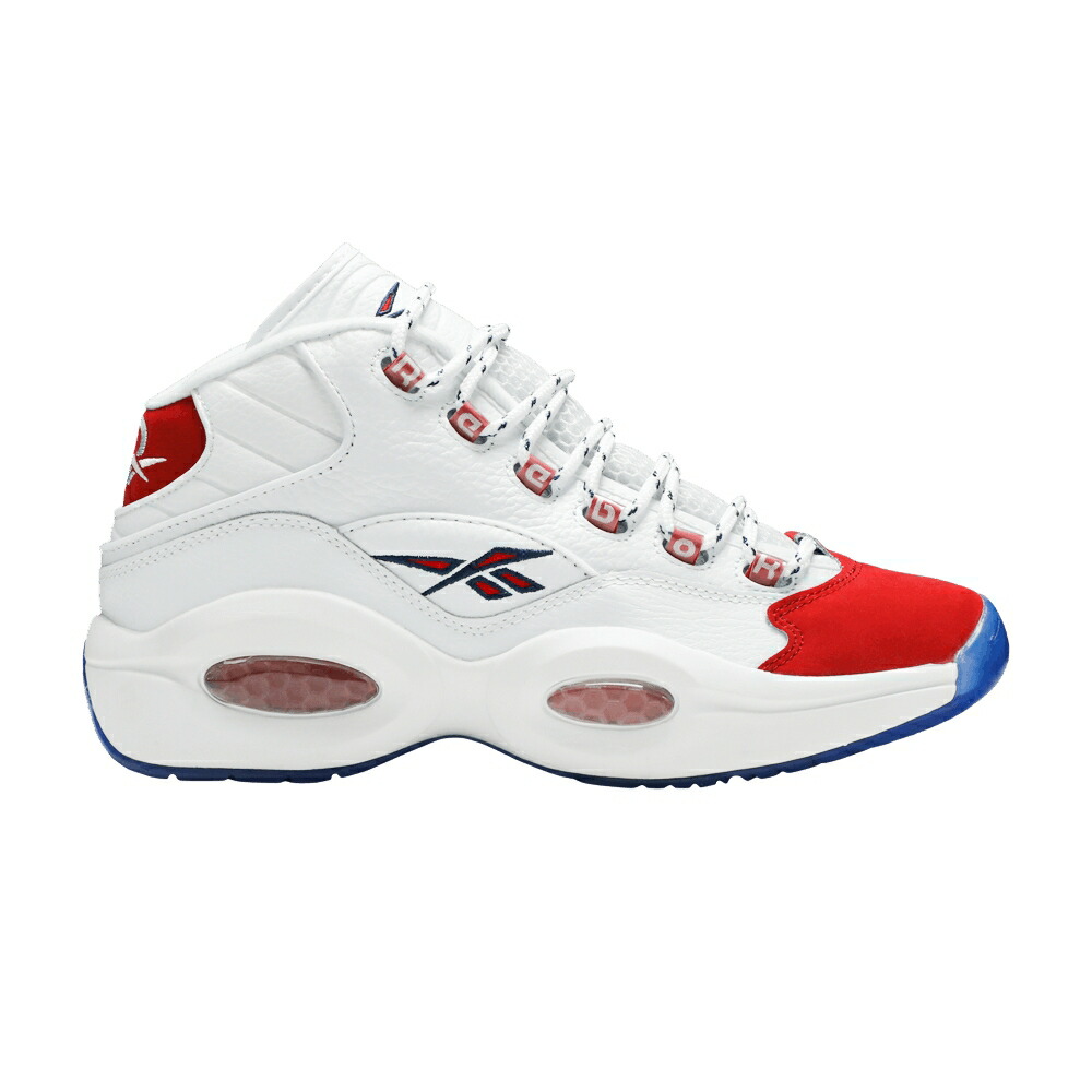 リーボック クエスチョン ミッド 白色 ホワイト クエスチョンミッド RED TOE スニーカー メンズ REEBOK QUESTION MID OG 2020 / FOOTWEAR WHITE FOOTWEAR WHITE