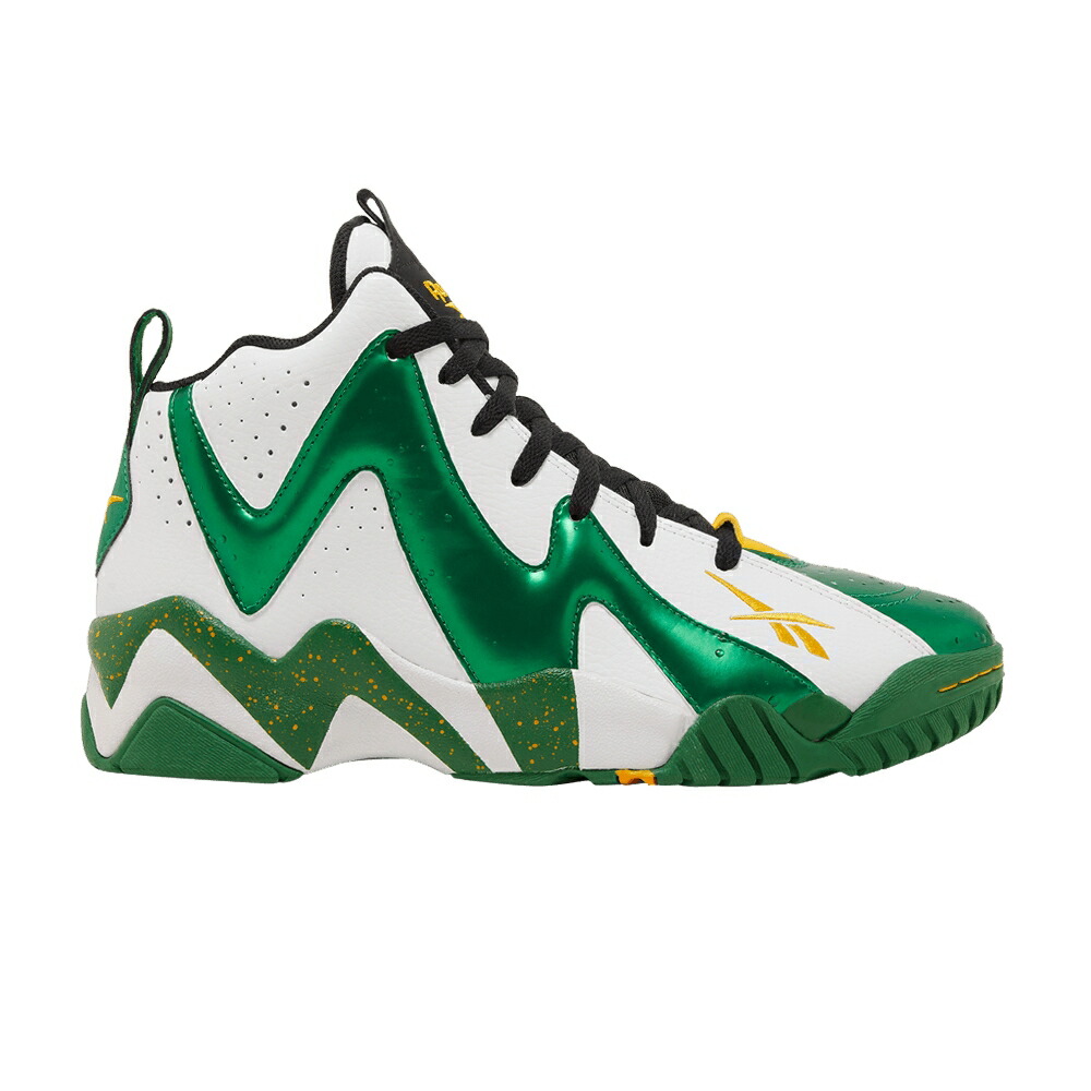 リーボック 緑 グリーン 白色 ホワイト コア EATTLE SUPERSONICS スニーカー メンズ REEBOK HURRIKAZE 2 2022 / GLEN GREEN FOOTWEAR WHITE CORE