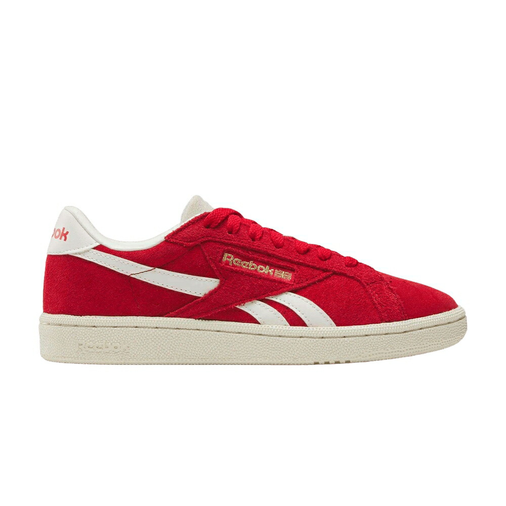 リーボック クラブ 赤 レッド 白色 ホワイト 'VECTOR CHALK' スニーカー レディース REEBOK WMNS CLUB C GROUNDS RED/PAPER WHITE/CHALK' / VECTOR RED PAPER WHITE CHALK｜スニケス