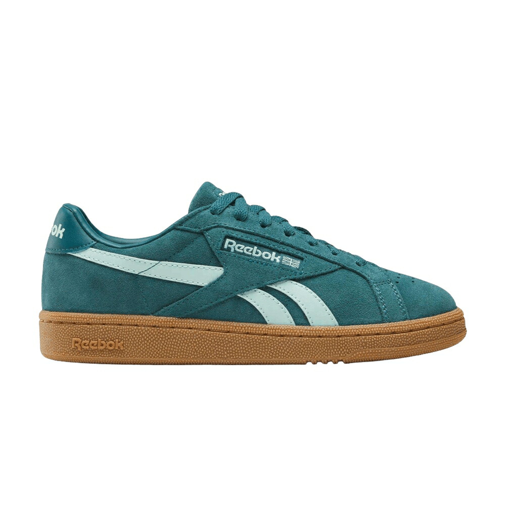 リーボック 野球クラブ \u0027RETRO AQUA\u0027 スニーカー レディース REEBOK WMNS CLUB C GROUNDS TEAL/RETRO TEAL/GLITCH / RETRO TEAL RETRO TEAL GLITCH