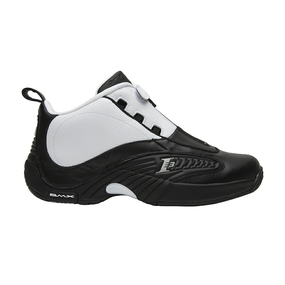 リーボック 黒色 ブラック 白色 ホワイト 銀色 スチール 'STEPOVER' スニーカー メンズ REEBOK ANSWER 4 / BLACK WHITE STEEL|スニケス