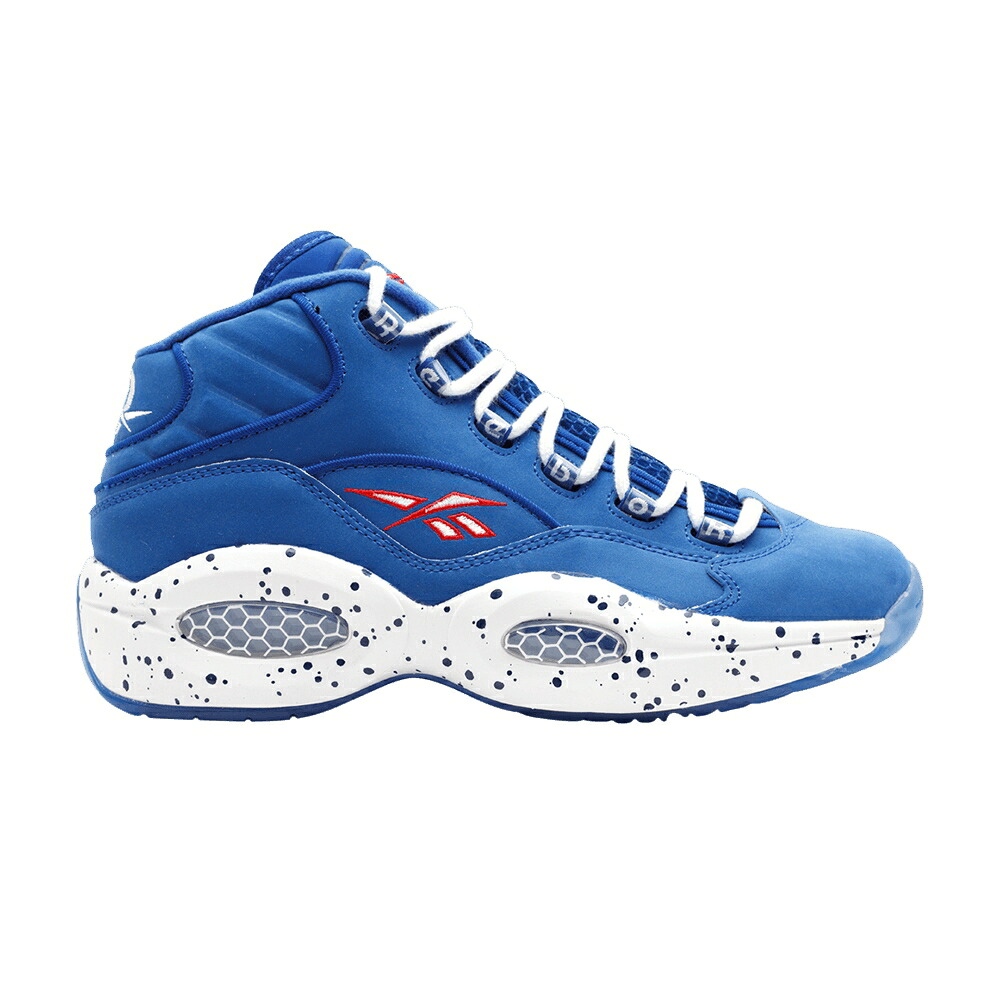 リーボック クエスチョン ミッド 白色 ホワイト 赤 レッド クエスチョンミッド '#1 PICK' スニーカー メンズ REEBOK QUESTION MID DRAFT / RBK ROYAL WHITE RBK RED｜スニケス