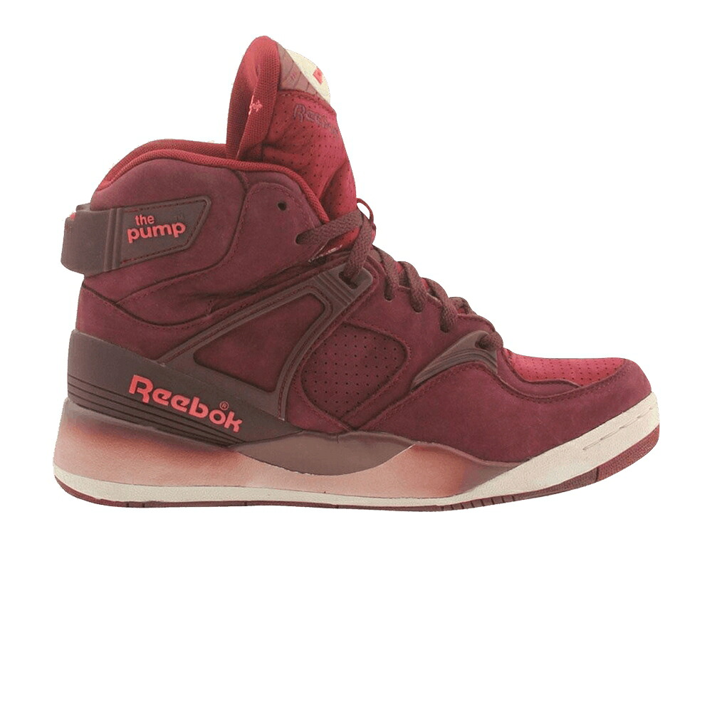 リーボック 揚水機 赤 赤いこと ぶどう酒色 バーガンディー スニーカー メンズ REEBOK LIMITED EDITIONS X THE PUMP CERTIFIED / RED DARK RED BURGUNDY