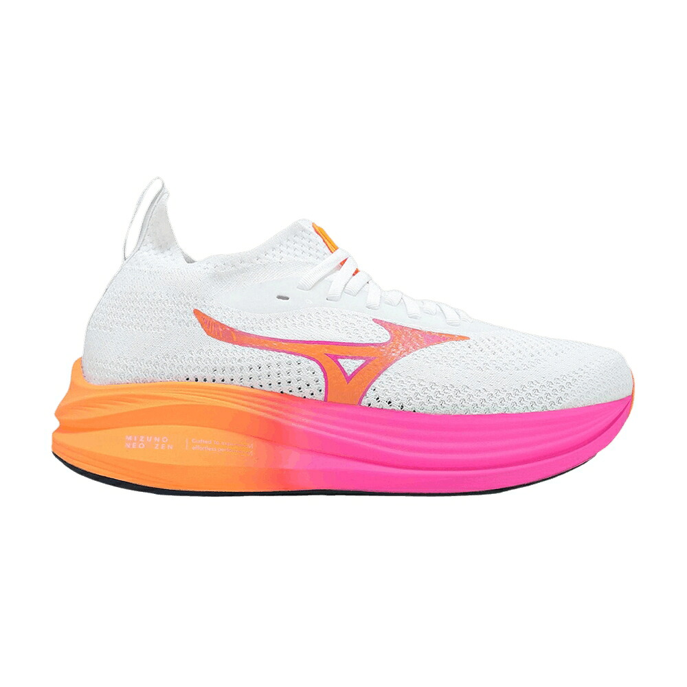 ミズノ ネオ 橙 オレンジ色 サクラ色 \u0027HANABI PACK\u0027 スニーカー メンズ MIZUNO NEO ZEN / TANG ORANGE PINK TETRA