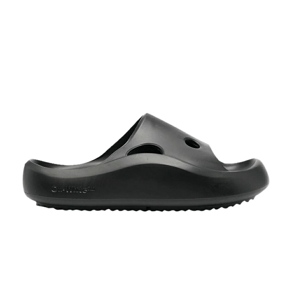 オフホワイト ラバー サンダル 黒色 ブラック 'BLACK' スニーカー レディース OFF-WHITE WMNS METEOR RUBBER SLIDERS / BLACK BLACK