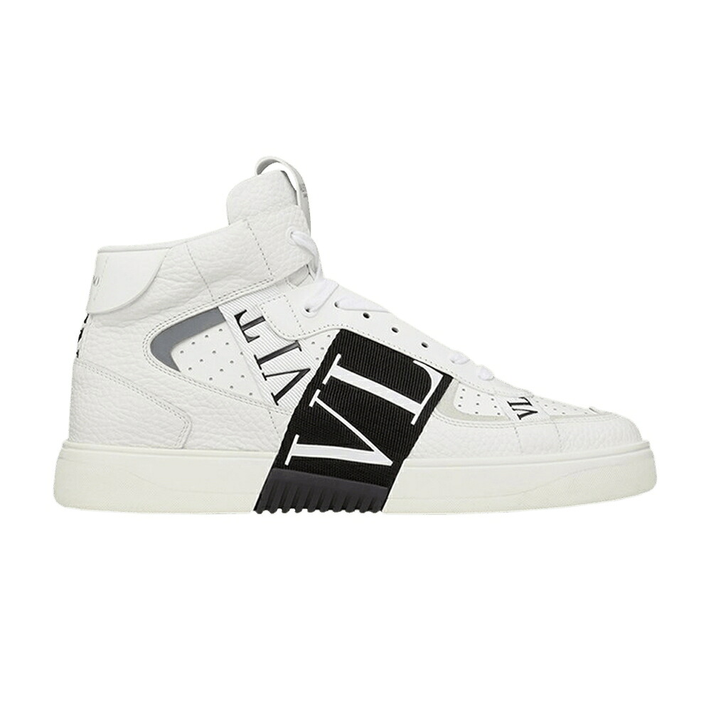 ヴァレンティノ ミッド 白色 ホワイト 黒色 ブラック 'WHITE BLACK' スニーカー メンズ VALENTINO VL7N MID / WHITE BLACK｜スニケス