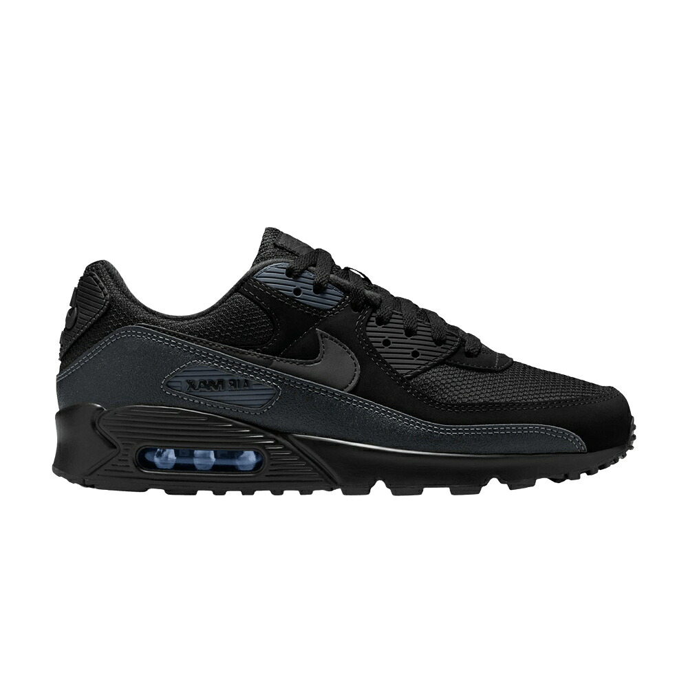 ナイキ マックス 黒いこと 黒いこと 大気圏マックス \u0027REFLECTIVE SWOOSH\u0027 スニーカー メンズ NIKE AIR MAX 90 / BLACK ANTHRACITE