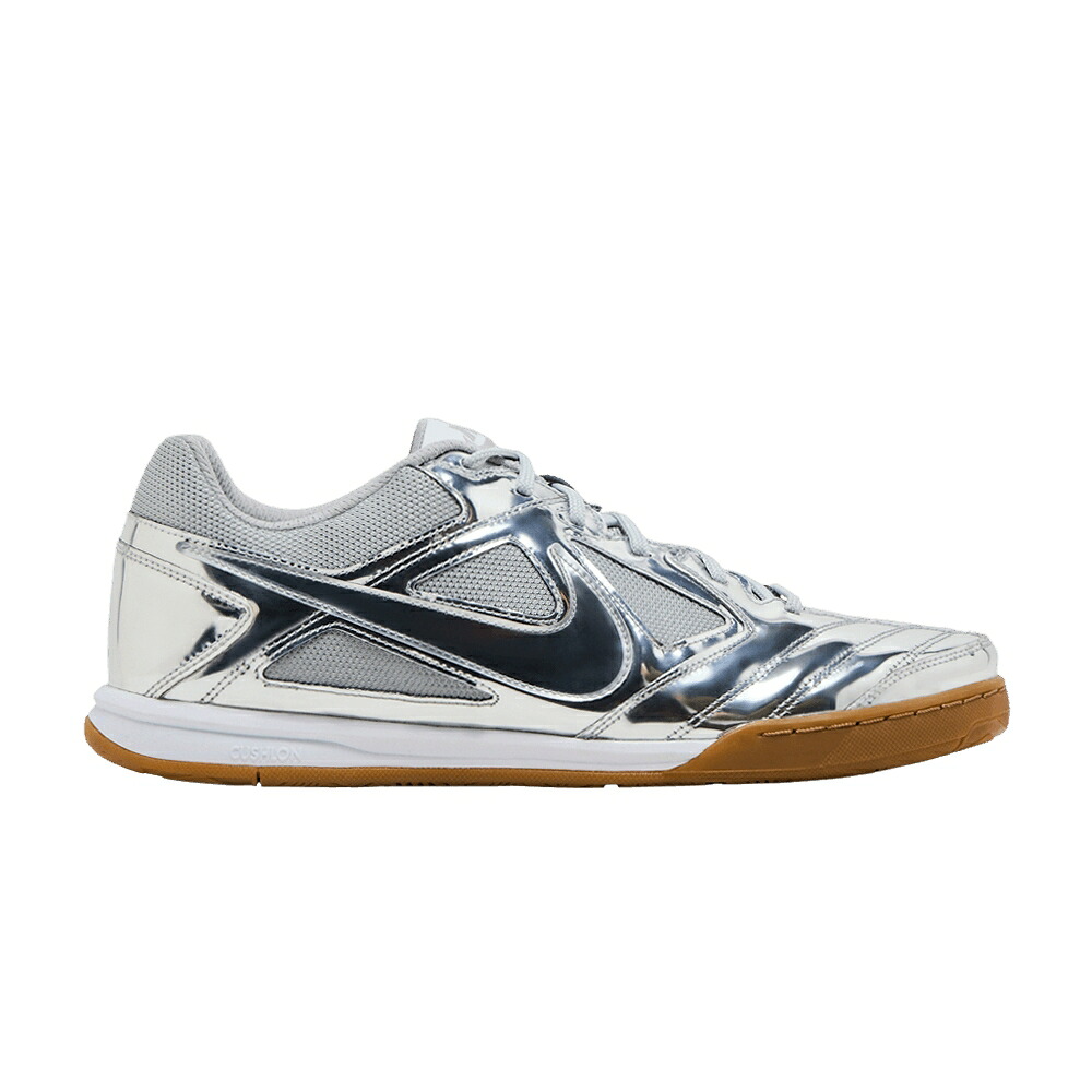 ナイキ ガトー しろがね色 しろがね色 白いこと 白いこと \u0027CHROME\u0027 スニーカー メンズ NIKE GATO LV8 / METALLIC SILVER WHITE GUM LIGHT スニーカー-メンズ靴-靴