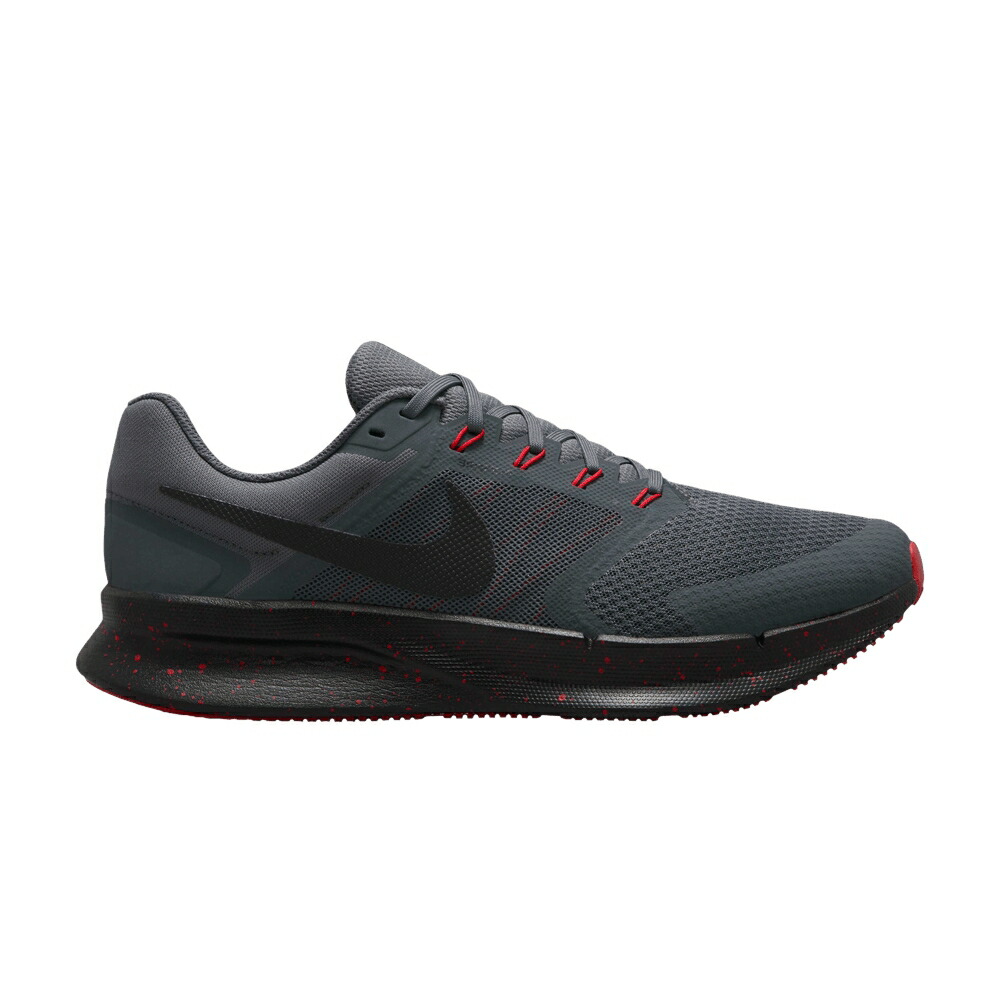 ナイキ ラン 灰色 グレー 赤 レッド 黒色 ブラック DARK RED スニーカー メンズ NIKE RUN SWIFT 3 GREY UNIVERSITY / DARK GREY UNIVERSITY RED BLACK