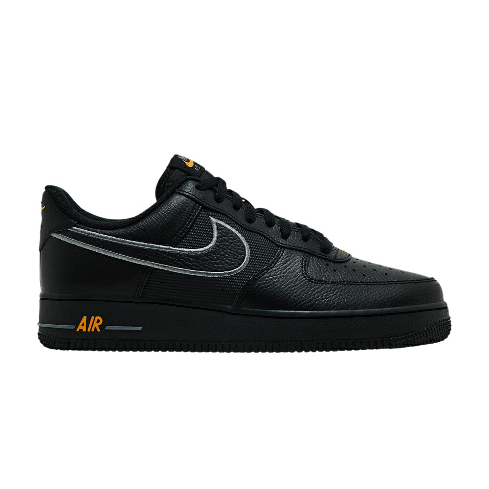 ナイキ レーザ 黒いこと 黒いこと 橙 オレンジ色 空軍 \u0027BLACK ORANGE\u0027 スニーカー メンズ NIKE AIR FORCE 1 LOW LASER / BLACK LASER ORANGE METALLIC