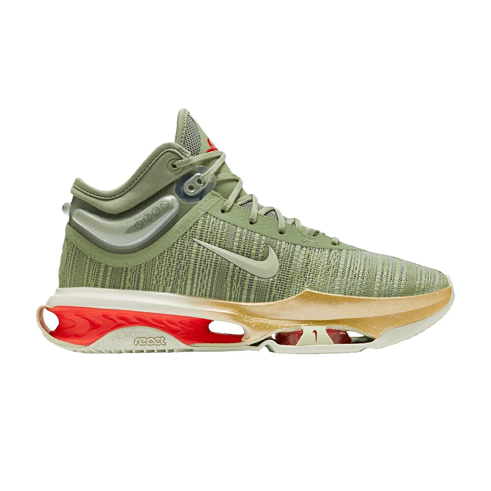 ナイキ ズーム 緑 グリーン 'OUR PACK' スニーカー メンズ NIKE AIR ZOOM GT JUMP 2 EP HOLIDAY / OIL GREEN SEA GLASS METALLIC