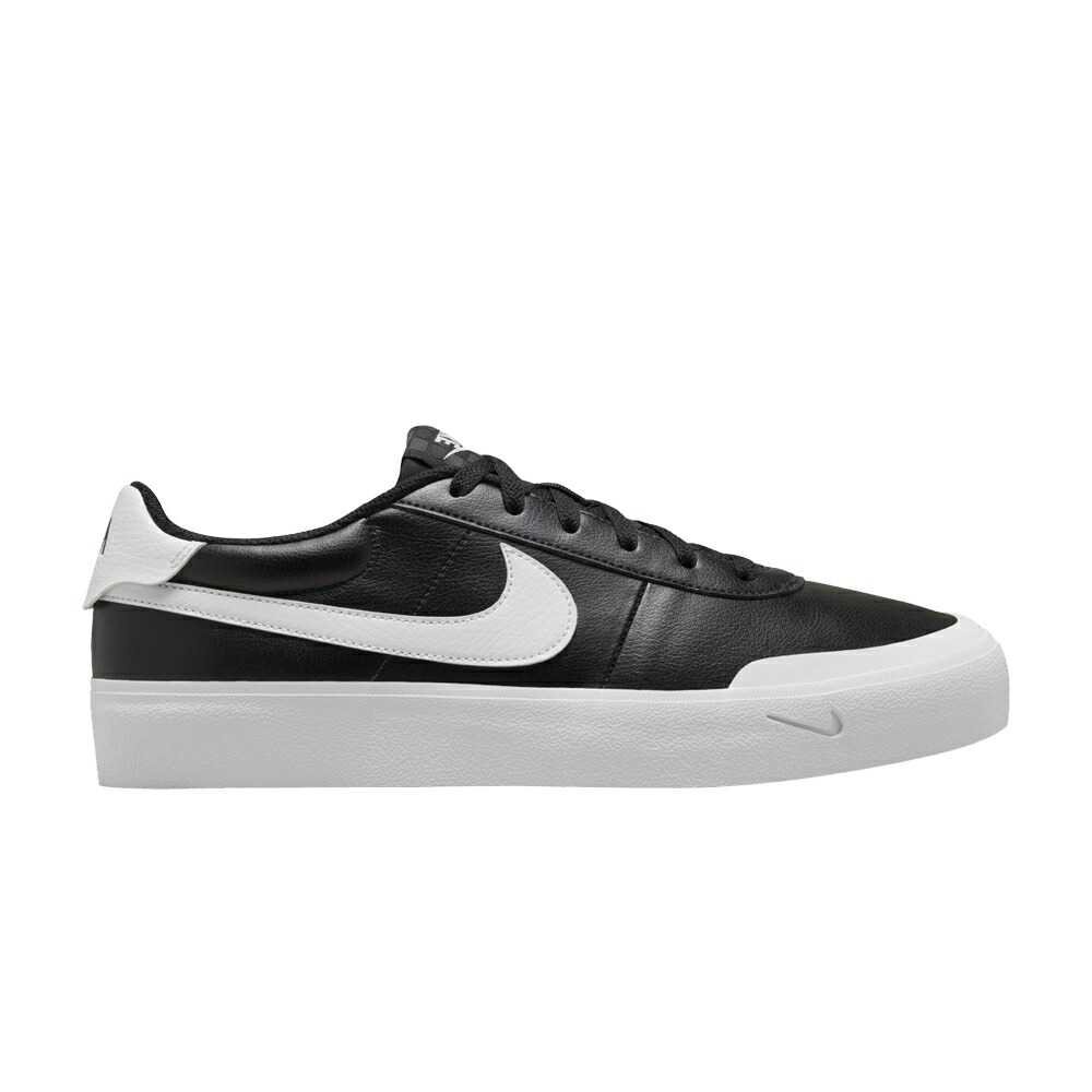 ナイキ 厚地の外套 黒いこと 黒いこと 白いこと 白いこと \u0027BLACK WHITE\u0027 スニーカー メンズ NIKE COURT SHOT / BLACK WHITE