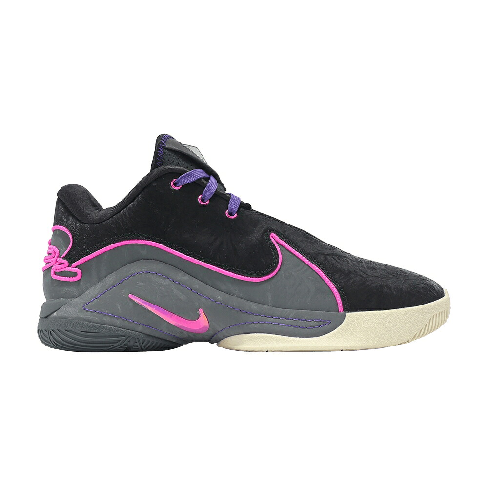 ナイキ レブロン 黒色 ブラック 灰色 グレー フィールド 紫 パープル 'BLACKLIGHT' スニーカー メンズ NIKE LEBRON 22 EP / BLACK DARK GREY FIELD PURPLE|スニケス