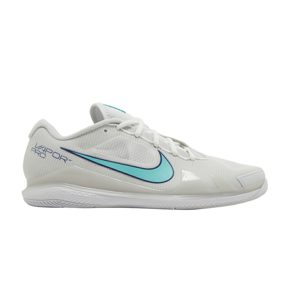 ナイキ コート ズーム プロ ダイナミック 白色 ホワイト ディープ 青色 ブルー WHITE TURQUOISE スニーカー メンズ NIKE NIKECOURT AIR ZOOM VAPOR PRO DYNAMIC / WHITE LIGHT BONE DEEP ROYAL BLUE