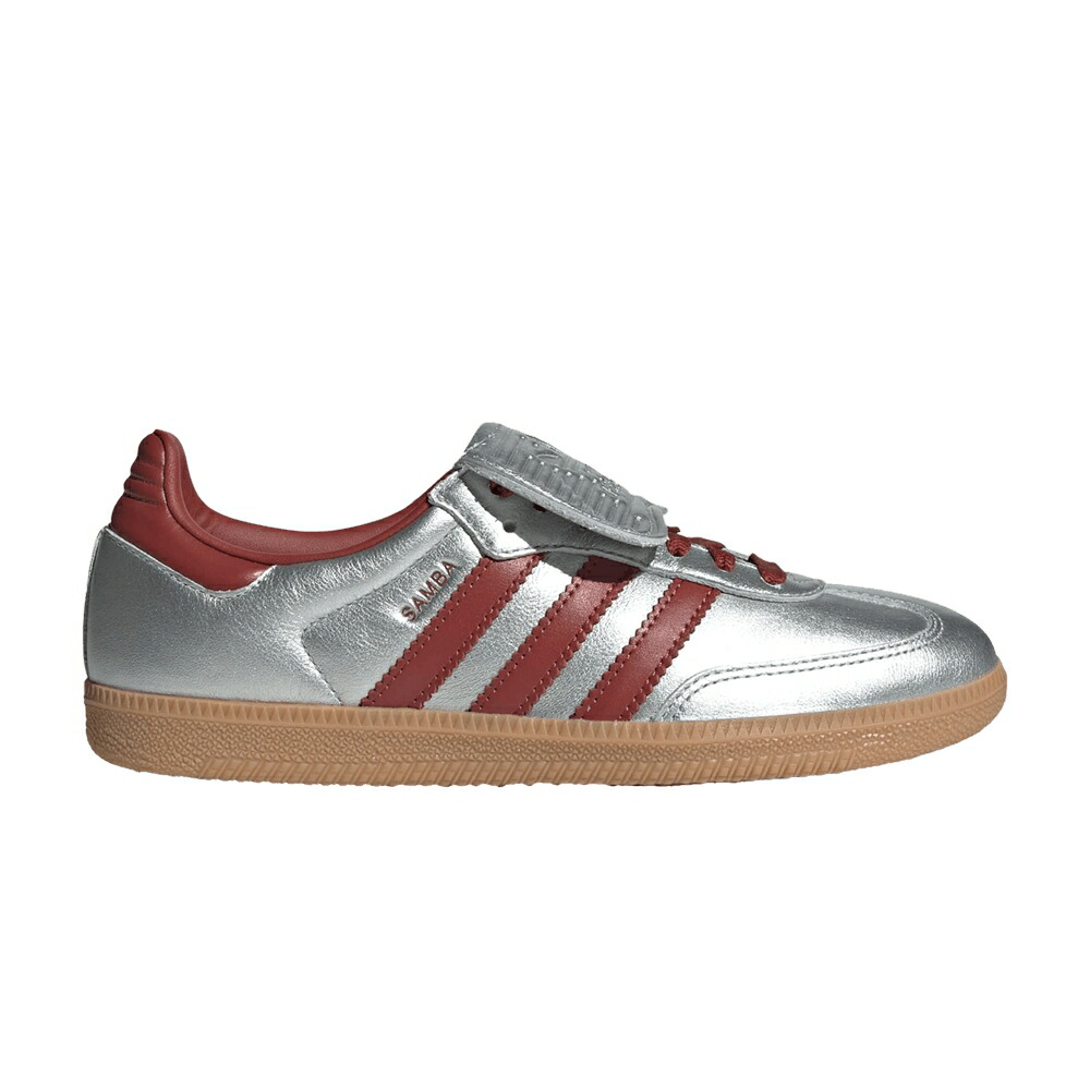 アディダス サンバ しろがね色 しろがね色 \u0027SILVER RUBY\u0027 スニーカー レディース ADIDAS WMNS SAMBA LT METALLIC PRELOVED / SILVER METALLIC PRELOVED RUBY