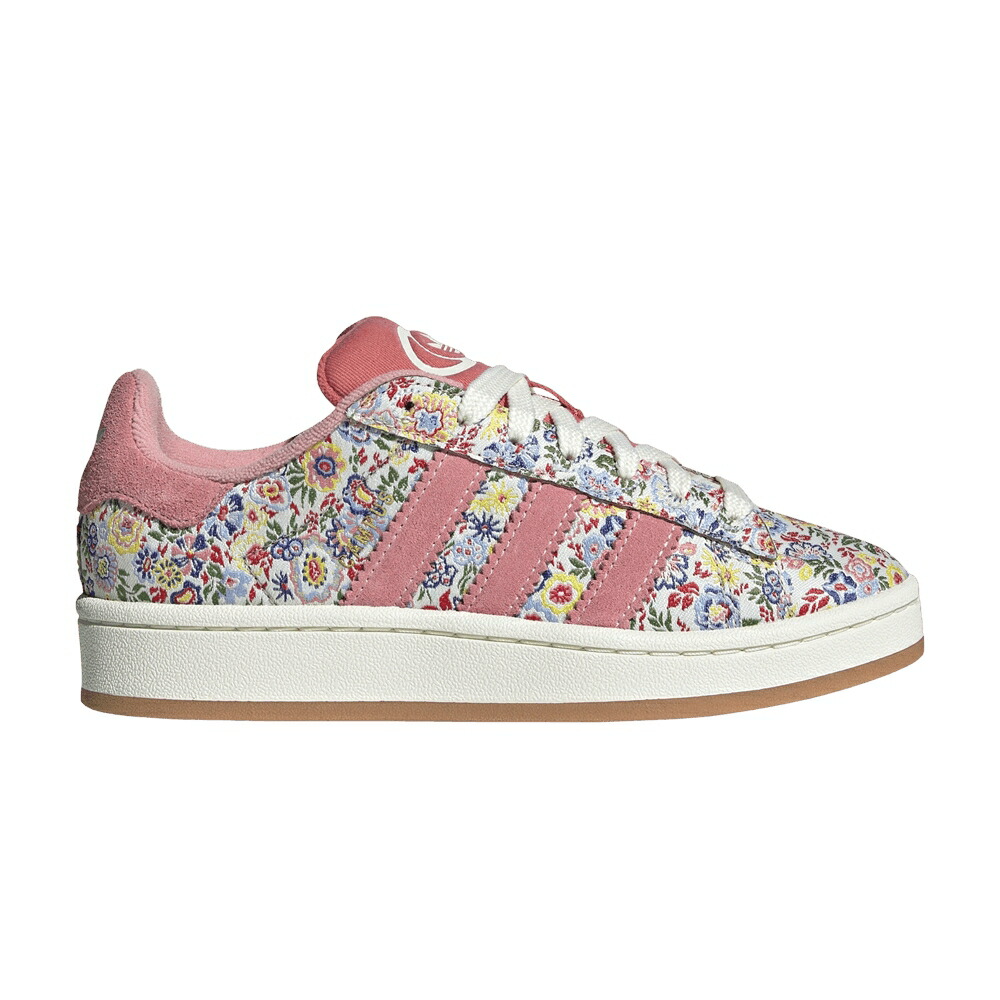 アディダス キャンパス 白色 ホワイト FLORAL WHITE スニーカー メンズ ADIDAS LIBERTY LONDON X CAMPUS 00S J EMBROIDERY - OFF / SUPPLIER COLOUR OFF WHITE GUM