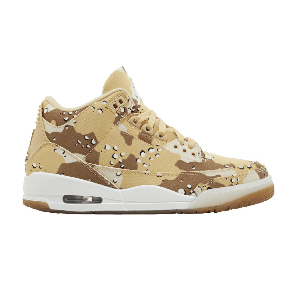 ナイキ エアジョーダン DESERT CAMO スニーカー レディース AIR JORDAN WNBA X WMNS AIR JORDAN 3 RETRO / DARK DRIFTWOOD SAIL HEMP VELVET