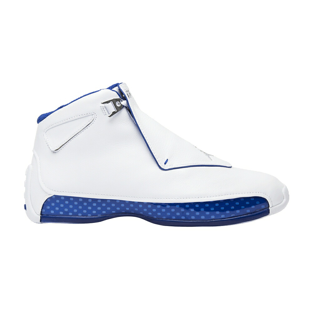 ナイキ 白色 ホワイト エアジョーダン 'WHITE ROYAL' スニーカー メンズ AIR JORDAN AIR JORDAN 18 RETRO SPORT 2018 / WHITE SPORT ROYAL WHITE METALLIC 119,600円