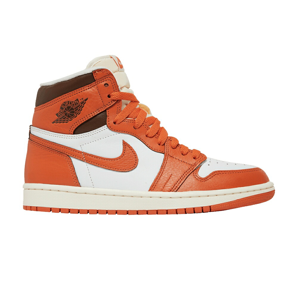 ナイキ 御機嫌 白いこと 白いこと エアジョーダン \u0027STARFISH\u0027 スニーカー レディース AIR JORDAN WMNS AIR JORDAN 1 HIGH OG / WHITE STARFISH CACAO WOW SAIL