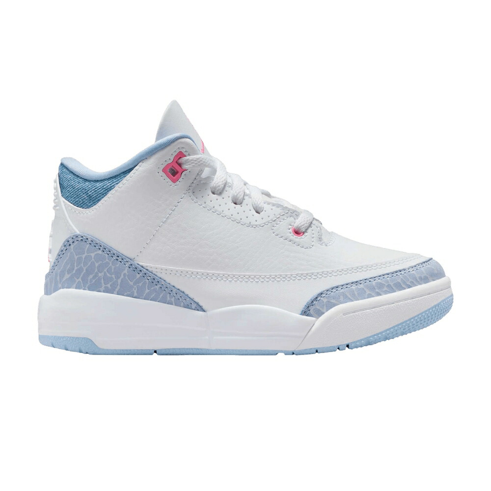 ナイキ 白色 ホワイト ピンク エアジョーダン 'WHITE BLISS' ジュニア キッズ AIR JORDAN AIR JORDAN 3 RETRO PS COBALT / WHITE PINK GLOW COBALT BLISS ベビー マタニティ スニーカー 29,315円