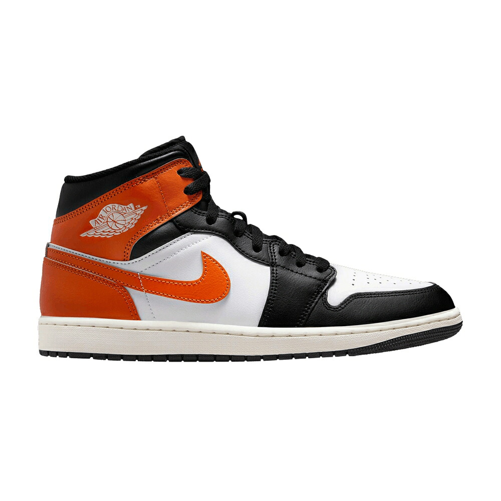 ナイキ ミッド 白いこと 白いこと 黒いこと 黒いこと エアジョーダン \u0027SHATTERED BACKBOARD\u0027 スニーカー メンズ AIR JORDAN AIR JORDAN 1 MID 2025 / STARFISH WHITE SAIL BLACK