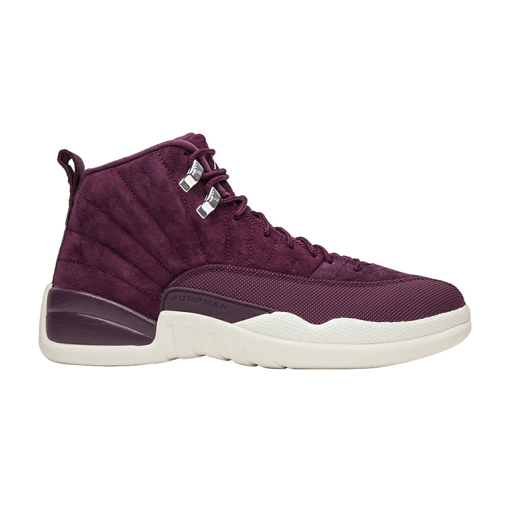 ナイキ 銀色 シルバー 白色 ホワイト エアジョーダン 'BORDEAUX' スニーカー メンズ AIR JORDAN AIR JORDAN 12 RETRO / BORDEAUX METALLIC SILVER WHITE