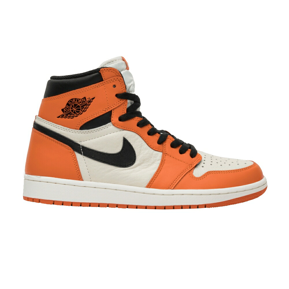 ナイキ 御機嫌 黒いこと 黒いこと エアジョーダン \u0027SHATTERED AWAY\u0027 スニーカー メンズ AIR JORDAN AIR JORDAN 1 RETRO HIGH OG BACKBOARD / SAIL BLACK STARFISH