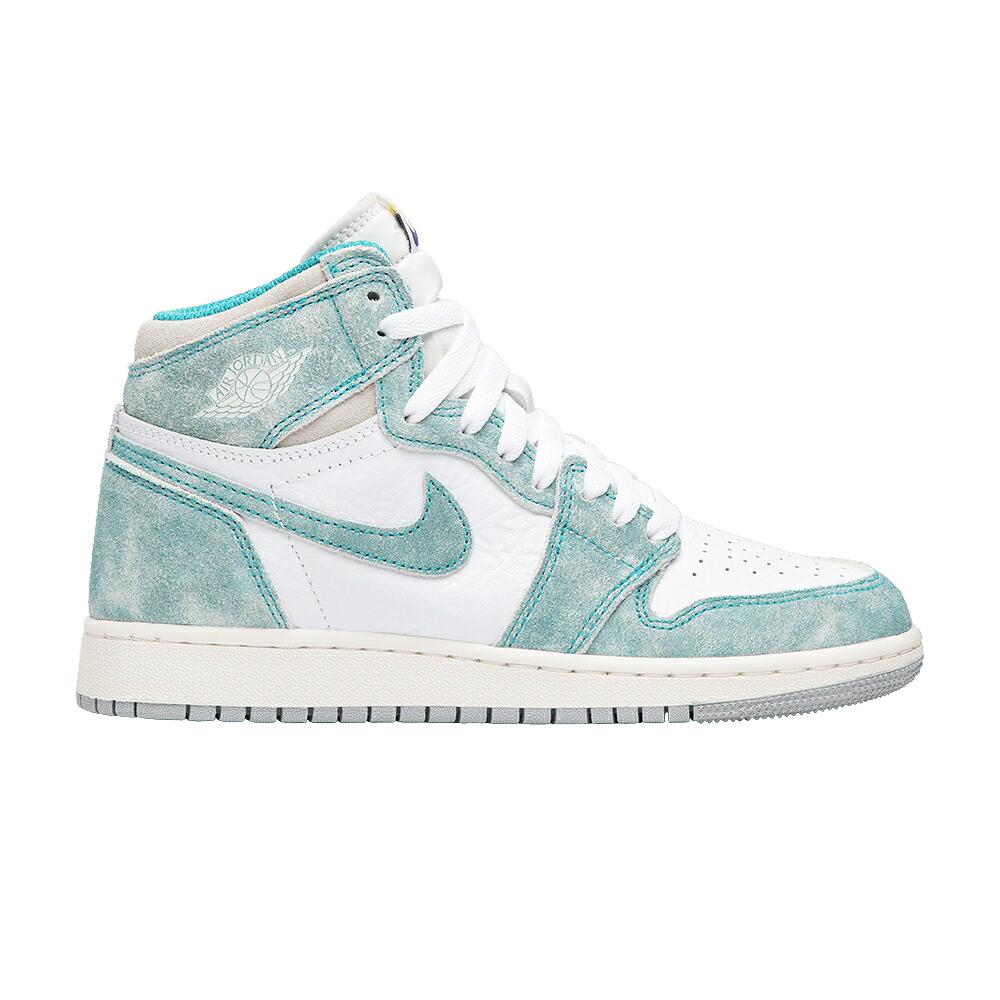 ナイキ ハイ ターボ 緑 グリーン 白色 ホワイト エアジョーダン 'TURBO GREEN' ジュニア キッズ AIR JORDAN AIR JORDAN 1 RETRO HIGH OG GS / TURBO GREEN SAIL WHITE ベビー マタニティ スニーカー