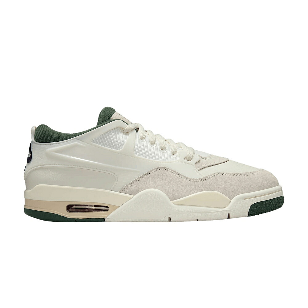 ナイキ 皮膚軟化剤 緑 緑であること エアジョーダン \u0027SAIL RAISIN\u0027 スニーカー メンズ AIR JORDAN AIR JORDAN 4 RM \u0027SAIL/LIGHT CREAM/MIDNIGHT GREEN/DARK / SAIL LIGHT CREAM MIDNIGHT GREEN 靴-スニーカー-メンズ靴