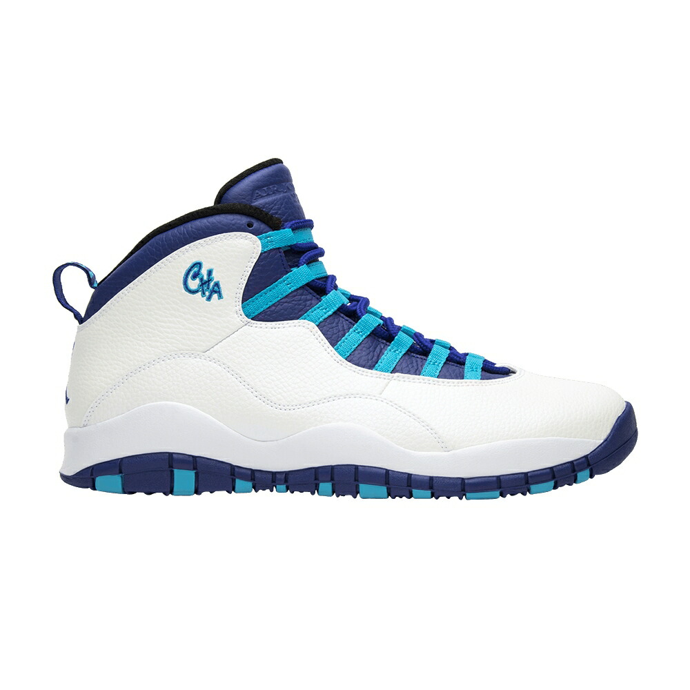 ナイキ 白色 ホワイト 紫 パープル エアジョーダン シャーロット ホーネッツ スニーカー メンズ AIR JORDAN AIR JORDAN 10 RETRO CHARLOTTE HORNETS / WHITE LIGHT PURPLE