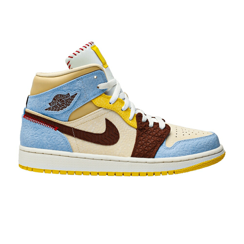 ナイキ ミッド エアジョーダン FEARLESS スニーカー メンズ AIR JORDAN MAISON CHATEAU ROUGE X AIR JORDAN 1 MID SE / PALE VANILLA CINNAMON