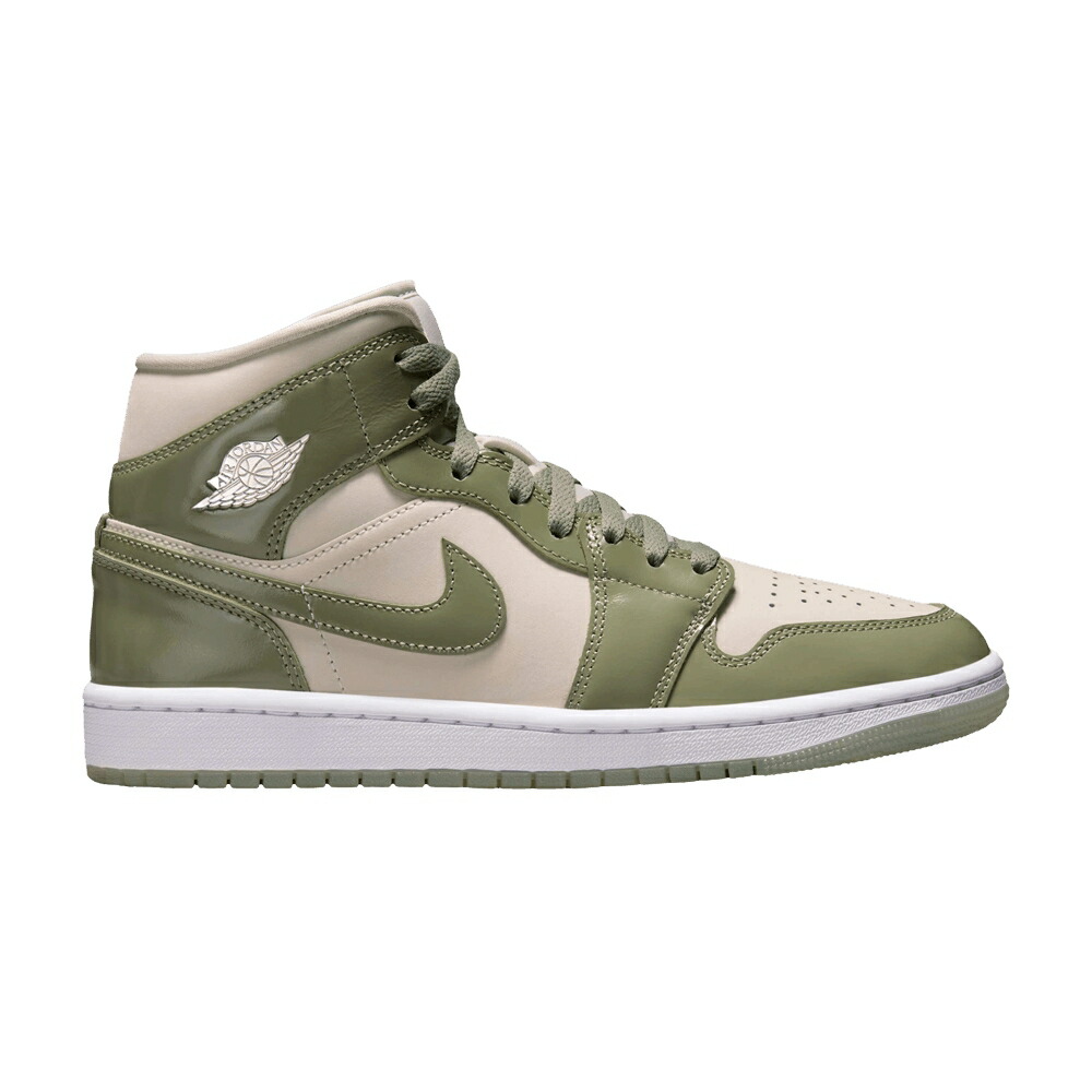 ナイキ ミッド 緑 グリーン エアジョーダン 'SEA GLASS' スニーカー レディース AIR JORDAN WMNS AIR JORDAN 1 MID SE / SEA GLASS OIL GREEN METALLIC 35,425円