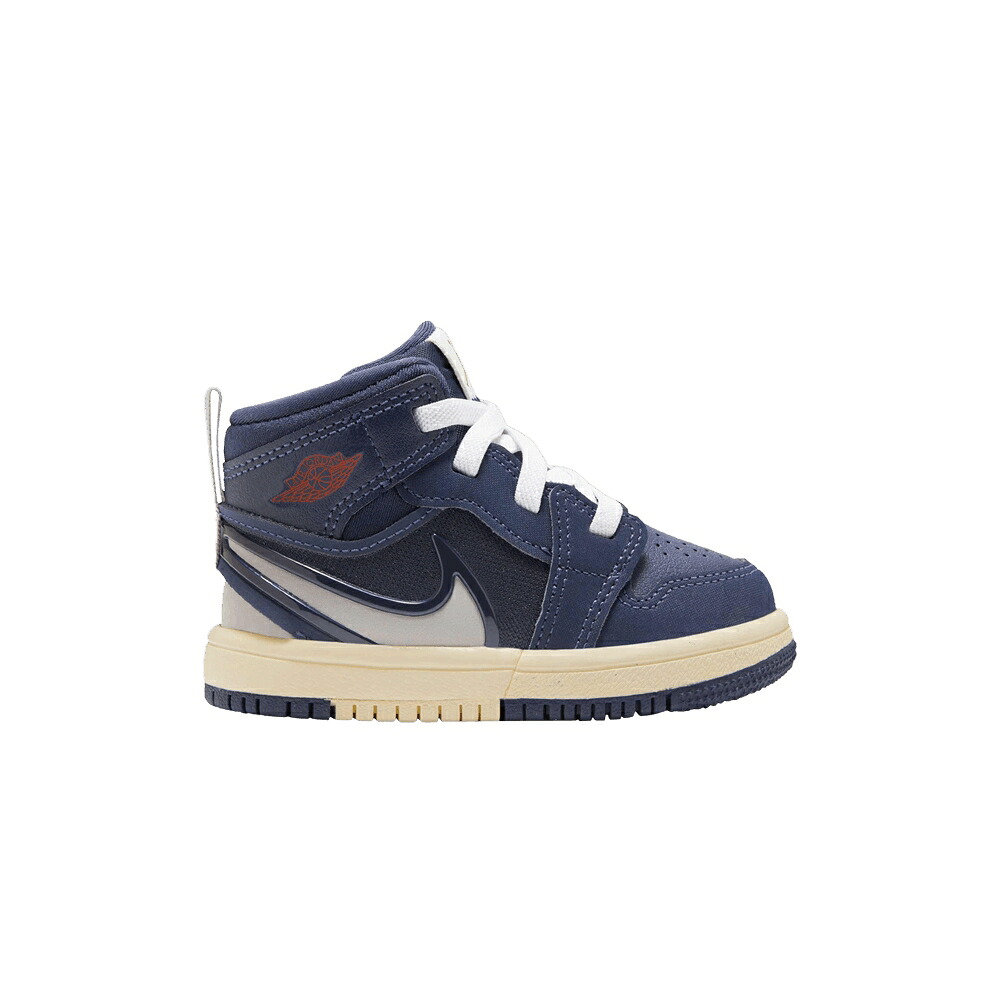 ナイキ ミッド 紺色 米国海軍 赤 赤いこと エアジョーダン \u0027MIDNIGHT NAVY\u0027 もの言う花 AIR JORDAN AIR JORDAN 1 MID RM EASYON TD / MIDNIGHT NAVY VARSITY RED MUSLIN