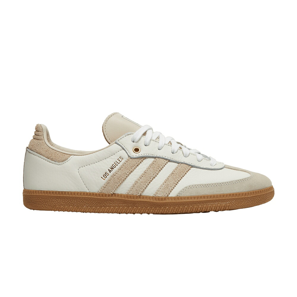アディダス ロサンゼルス サンバ 白色 ホワイト 'LINEN GUM' スニーカー メンズ ADIDAS LAFC X SAMBA / OFF WHITE LINEN GUM｜スニケス