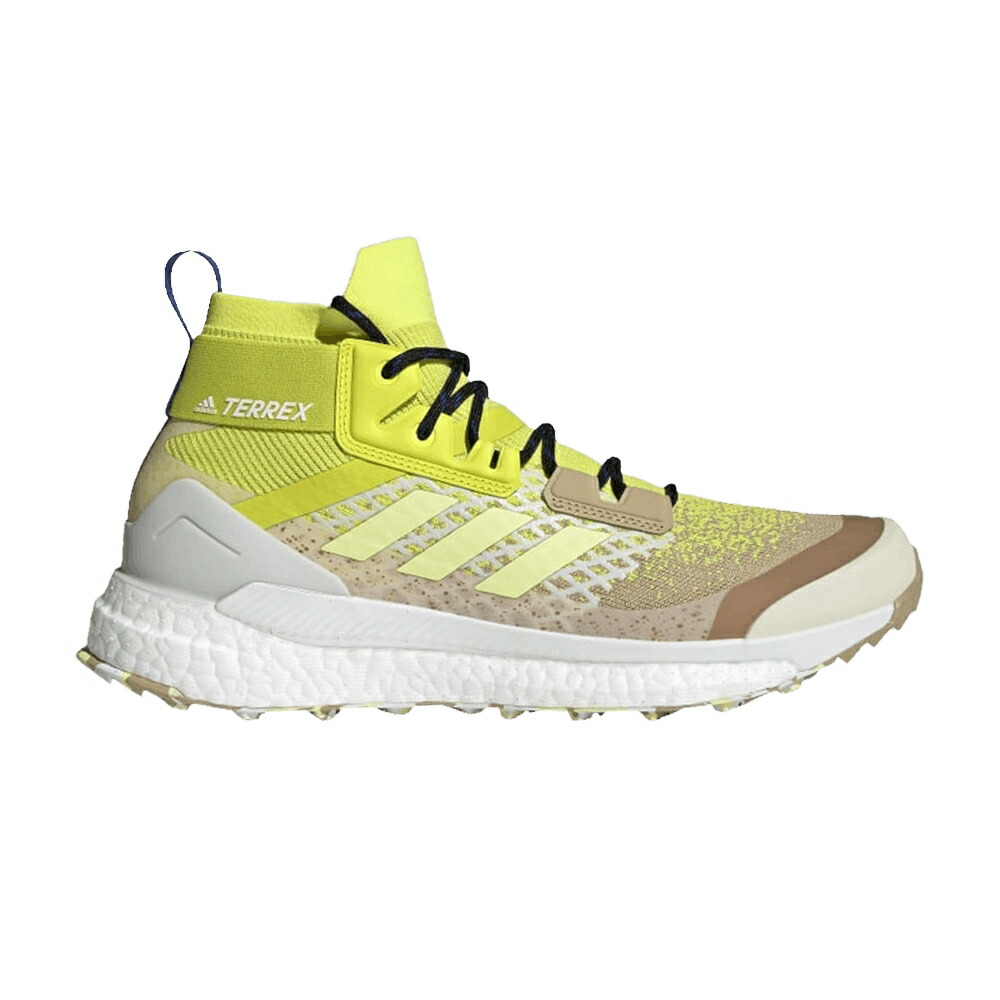 アディダス 無償性 黄味がかった 黄色 ベージュ \u0027PULSE TONE\u0027 スニーカー メンズ ADIDAS TERREX FREE HIKER PRIMEBLUE YELLOW BEIGE / BEIGE TONE PULSE YELLOW ACID