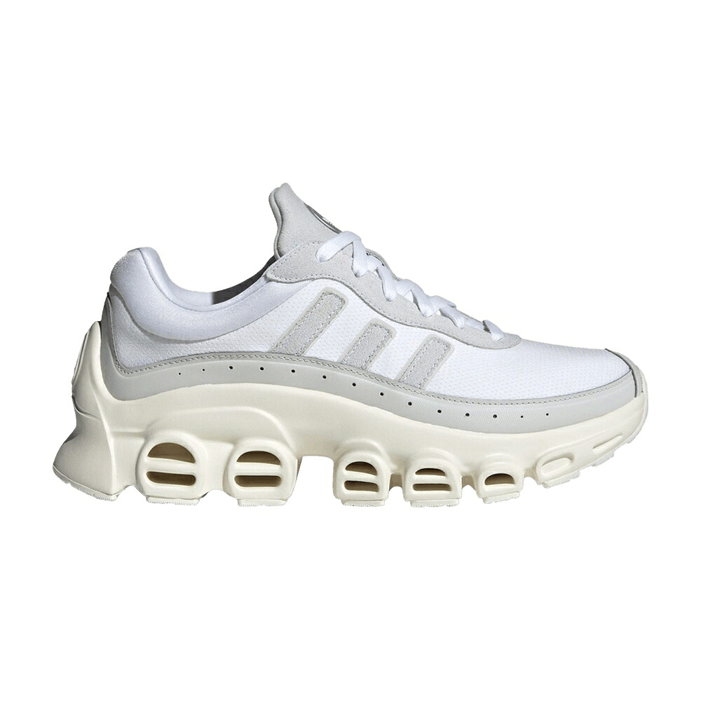 アディダス 白いこと 白いこと 薄墨色 薄墨色 \u0027WHITE GREY\u0027 スニーカー レディース ADIDAS WMNS ADIFOM MEGARIDE / CLOUD WHITE GREY ONE OFF WHITE