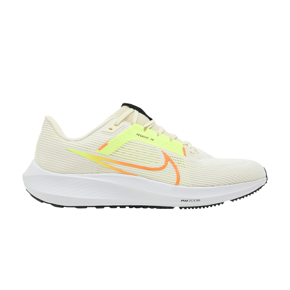 ナイキ 望遠レンズ ペガサス 白いこと 白いこと 望遠レンズペガサス \u0027COCONUT LIME\u0027 スニーカー メンズ NIKE AIR ZOOM PEGASUS 40 MILK / WHITE COCONUT MILK VOLT MULTI