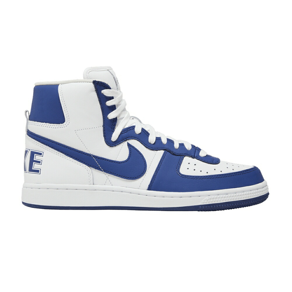 ナイキ ターミネーター ハイ 白色 ホワイト 紺色 ネイビー 'NAVY' スニーカー メンズ NIKE COMME DES GAR ONS HOMME PLUS X TERMINATOR HIGH / WHITE MIDNIGHT NAVY