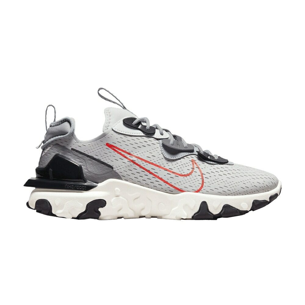 ナイキ リアクト 野球クラブ 薄墨色 薄墨色 橙 オレンジ色 \u0027GREY ORANGE\u0027 スニーカー メンズ NIKE REACT VISION SC FOG TEAM / GREY FOG TEAM ORANGE SAIL