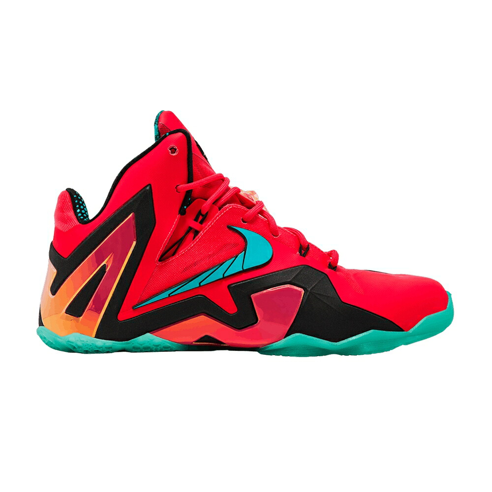 ナイキ レブロン エリート レーザー クリムゾン ターボ 緑 グリーン 'HERO PACK' スニーカー メンズ NIKE LEBRON 11 ELITE / LASER CRIMSON TURBO GREEN BLK