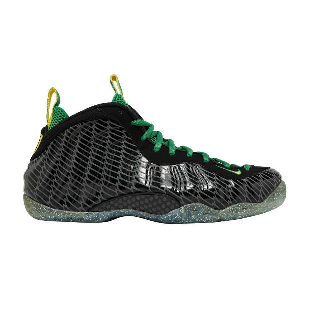 ナイキ フォームポジット 黒色 ブラック エアフォームポジットワン 'オレゴン ダックス' スニーカー メンズ NIKE AIR FOAMPOSITE ONE 'OREGON DUCKS' / BLACK YLLW STRK APPL GRN SLVR