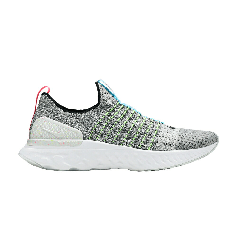 ナイキ リアクト ラン フライニット 白色 ホワイト クリムゾン 青色 ブルー 'CRATER' スニーカー メンズ NIKE REACT PHANTOM RUN FLYKNIT 2 / WHITE FLASH CRIMSON BALTIC BLUE｜スニケス