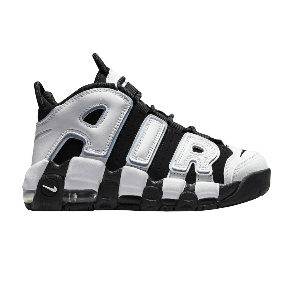 ナイキ アップテンポ 黒色 ブラック 白色 ホワイト エアモアアップテンポ モアテン 'BLACK BLISS' ジュニア キッズ NIKE AIR MORE UPTEMPO PS COBALT / BLACK WHITE MULTI COLOR COBALT ベビー マタニティ スニ